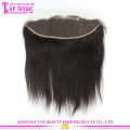 Caliente venta libre parte sin procesar brasileños virginales del pelo humano del cordón frontal 13 x 4 natural con pelo del bebé